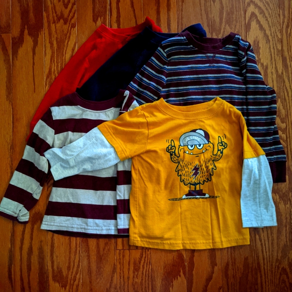 2T Long sleeve shirts